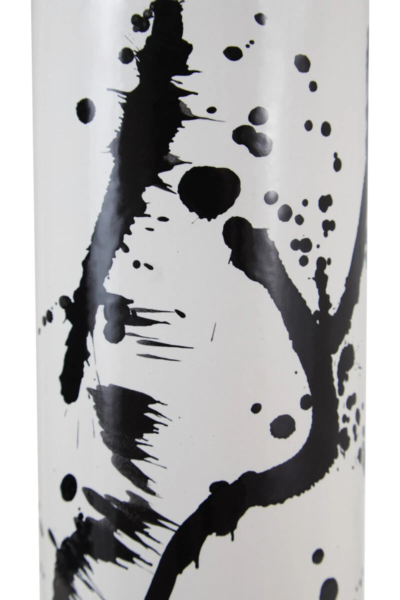 Sorrell Small Black And White Ceramic Vase