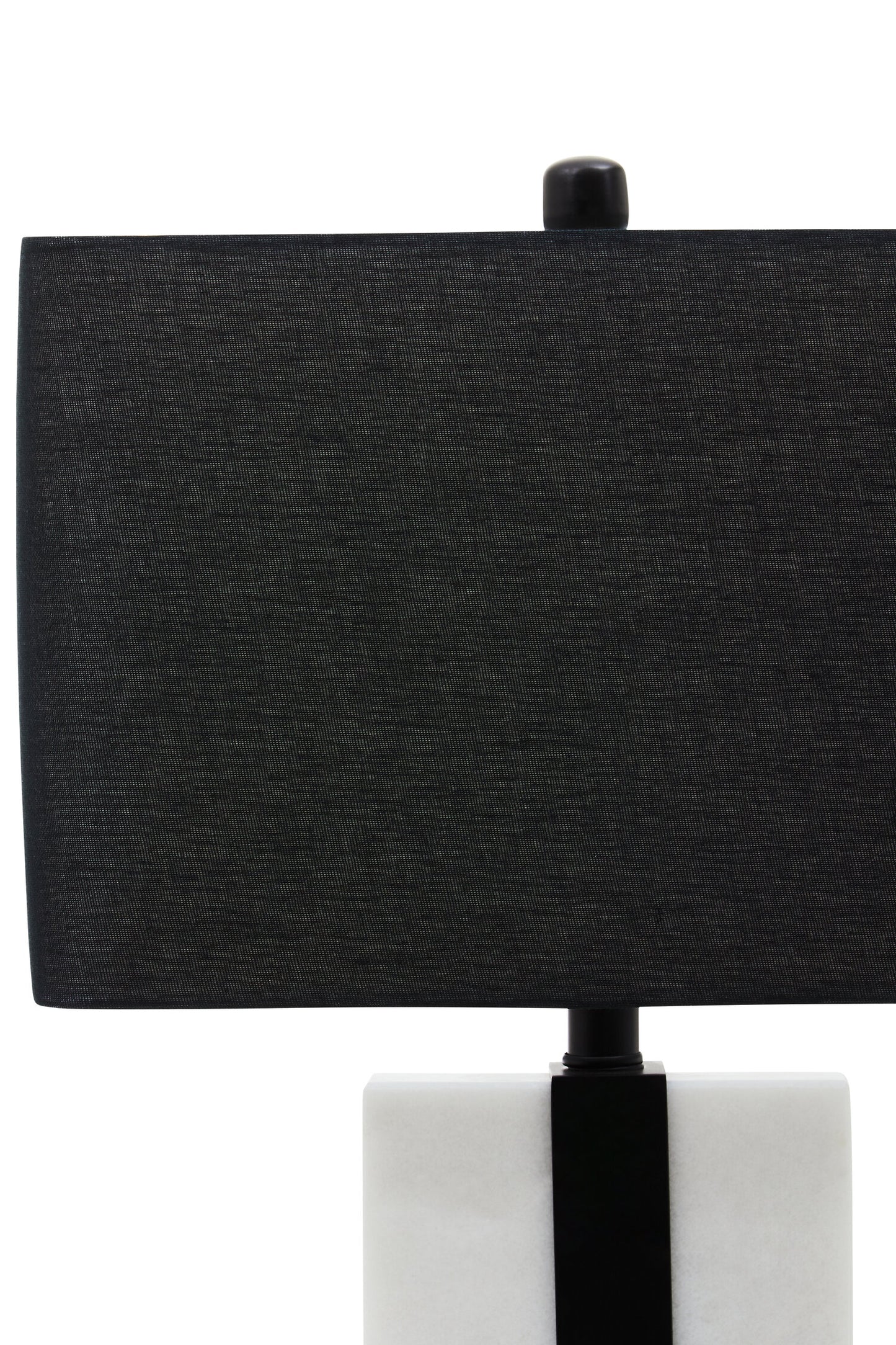 Elvie Black and White Marble Table Lamp