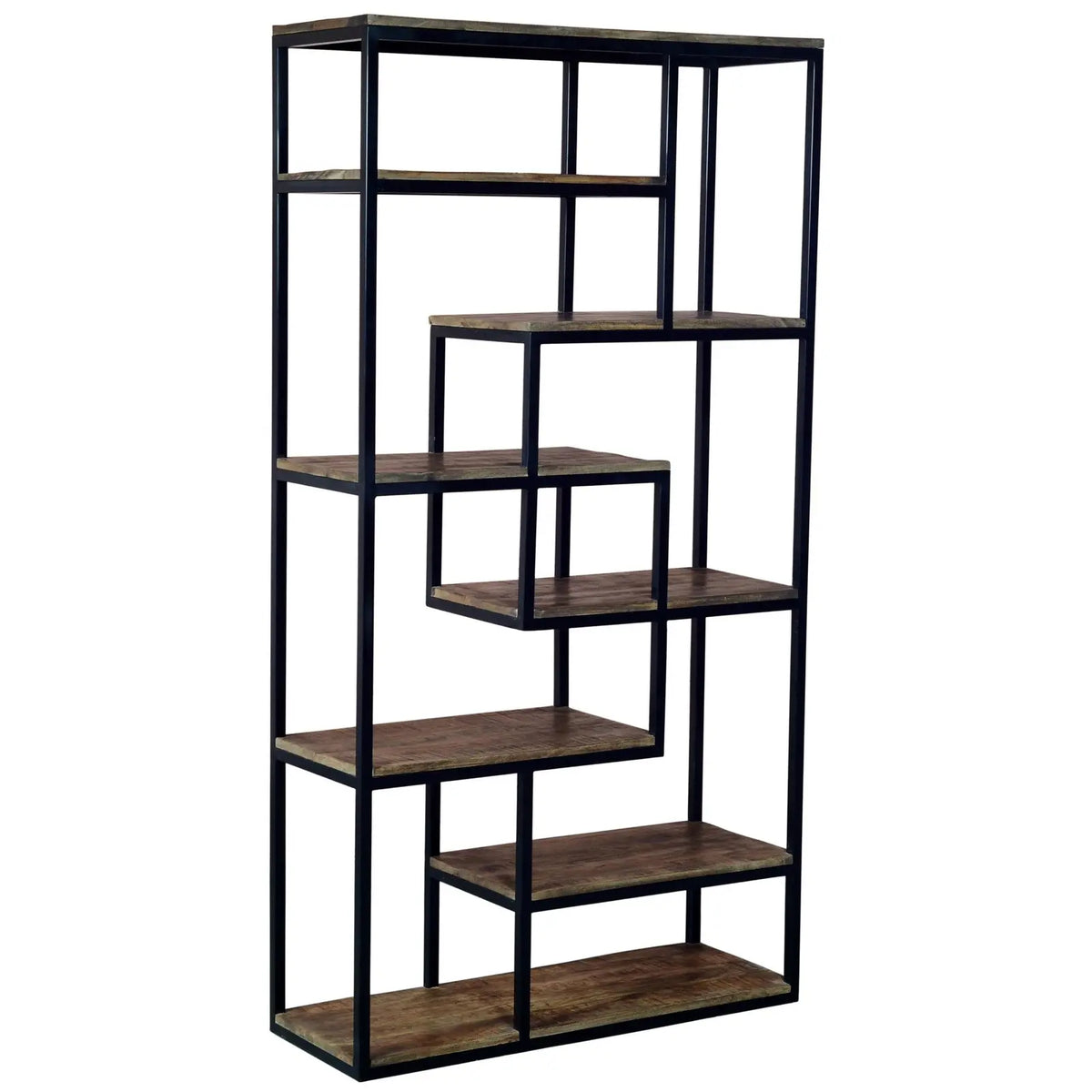 Multi-Shelf Industrial Shelf Unit Hill Interiors