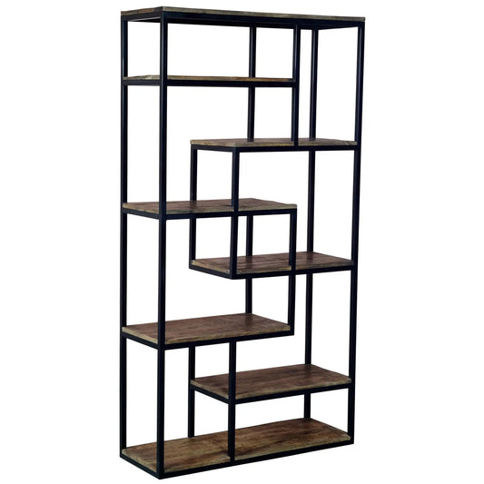 Multi-Shelf Industrial Shelf Unit Hill Interiors