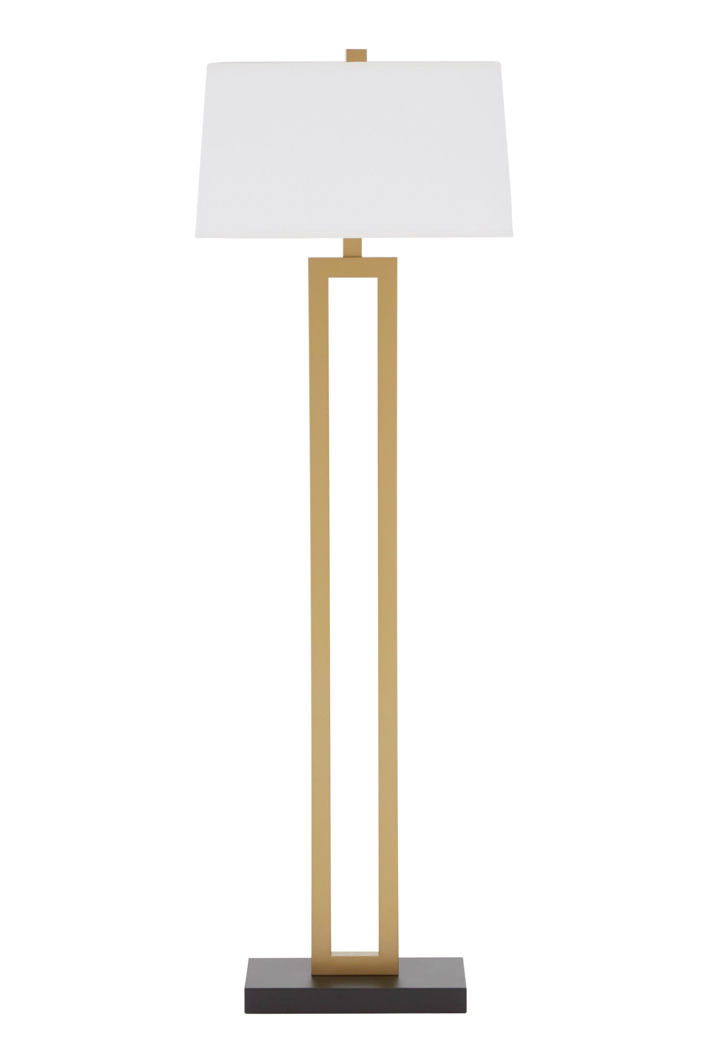 Aureline White Fabric Floor Lamp