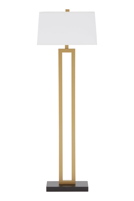 Aureline White Fabric Floor Lamp