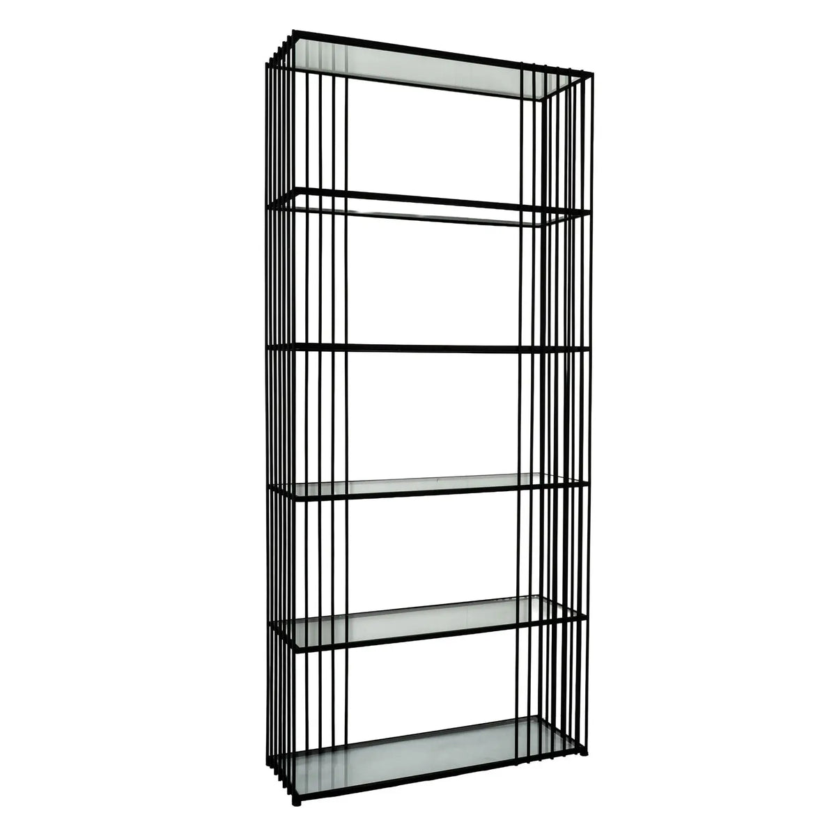 Alto Shelf Unit With Glass Shelves Hill Interiors