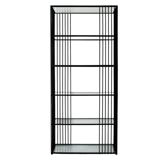 Alto Shelf Unit With Glass Shelves Hill Interiors