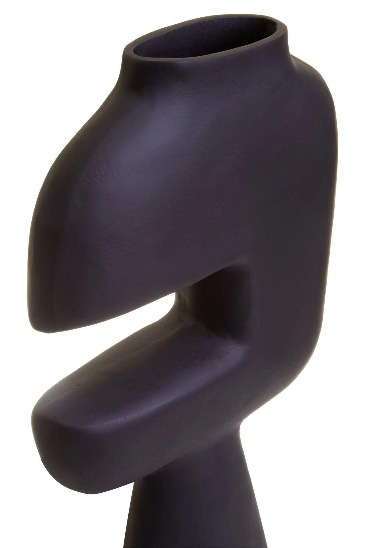 Neru Abstract Large Black Vase House of Beardall