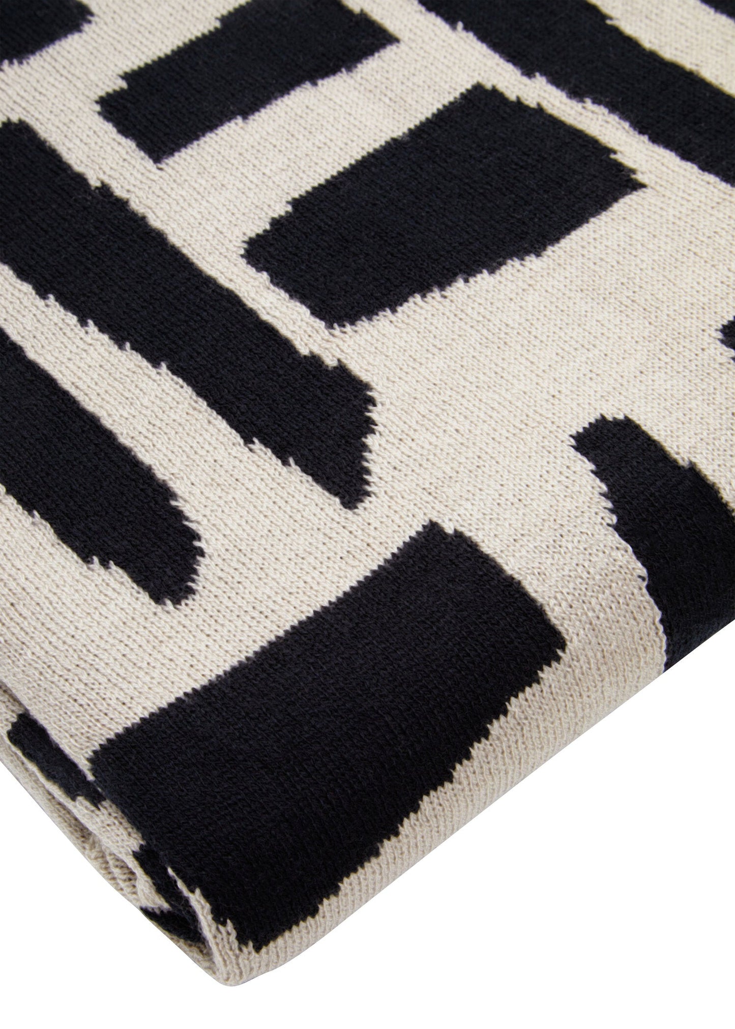 Sowa Natural And Black Throw