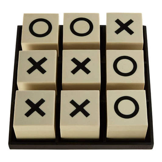 Knightsbridge Heirloom Large White and Black Noughts & Crosses