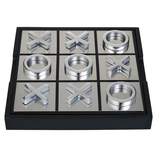 Knightsbridge Heirloom Black and Silver Noughts And Crosses House of Beardall
