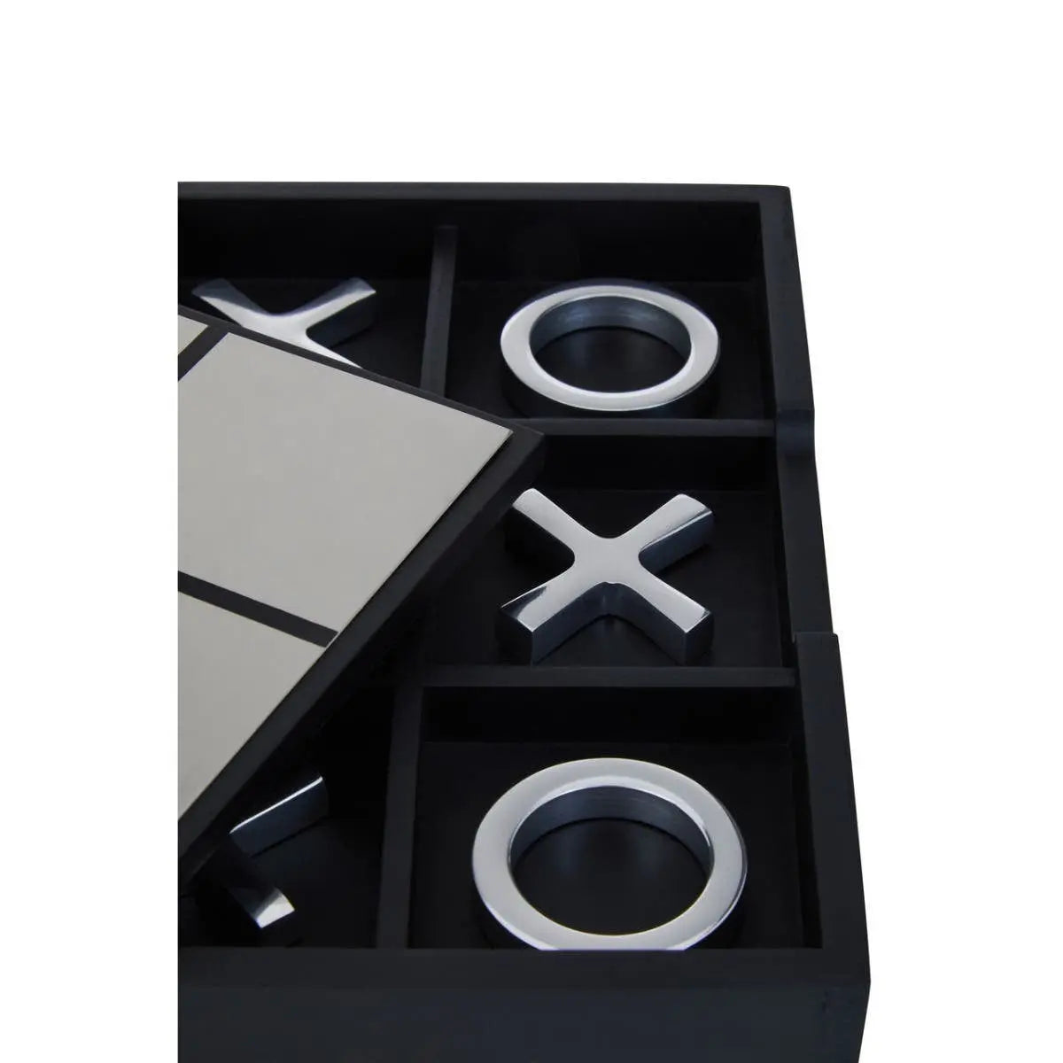 Knightsbridge Heirloom Black and Silver Noughts And Crosses House of Beardall