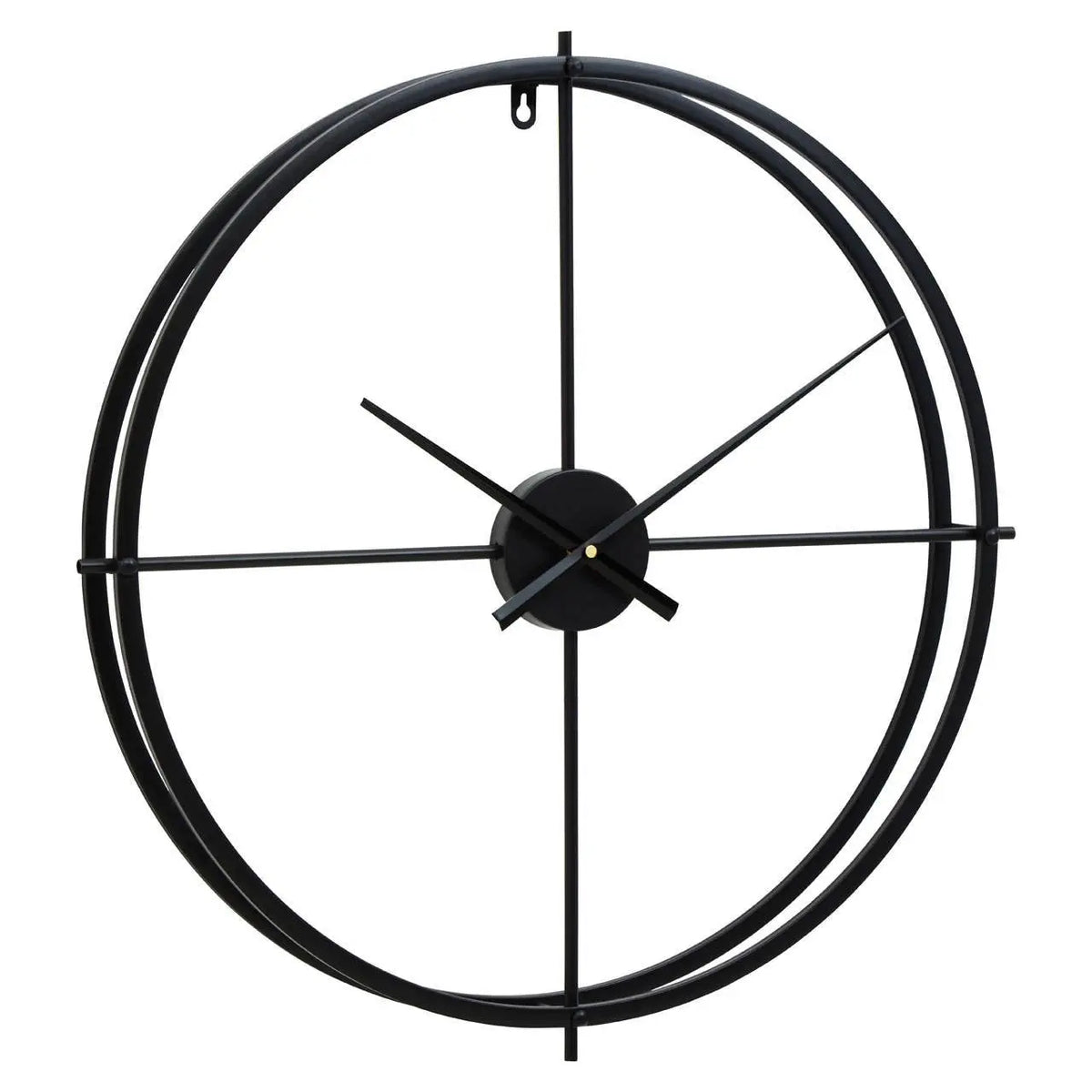 Kent Large Black Finish Wall Clock House of Beardall