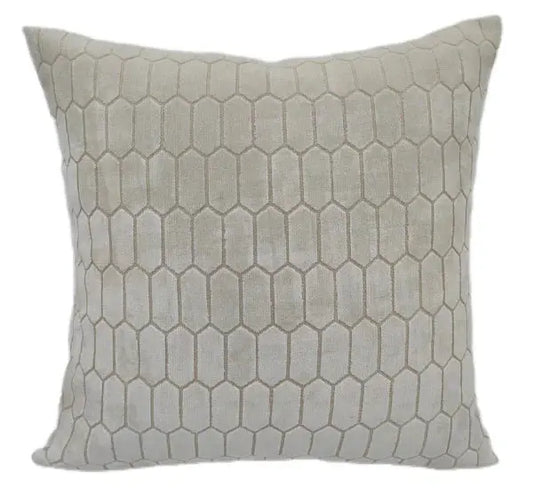 Albie Honeycomb Ivory Cushion Malini