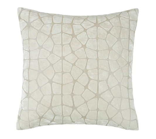 Luna Circular Cut Velvet Cushion
