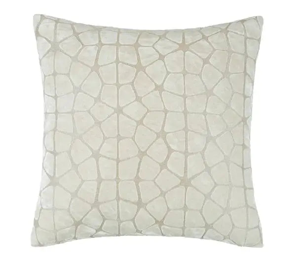 Luna Circular Cut Velvet Cushion Malini