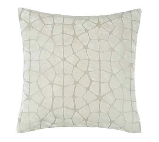 Luna Circular Cut Velvet Cushion Malini
