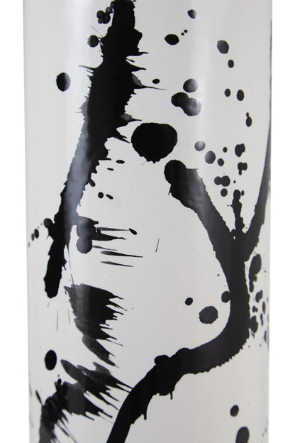 Sorrell Small Black And White Ceramic Vase