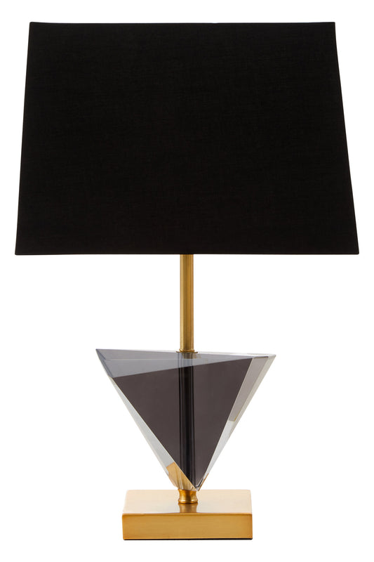 Mayfair Smoked Crystal Table Lamp
