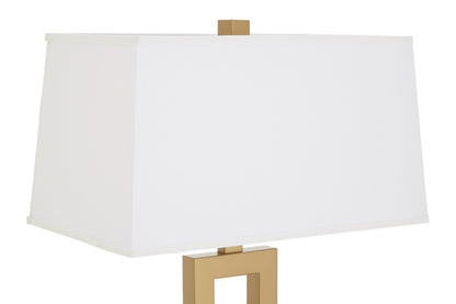 Aureline White Fabric Floor Lamp