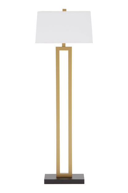 Aureline White Fabric Floor Lamp