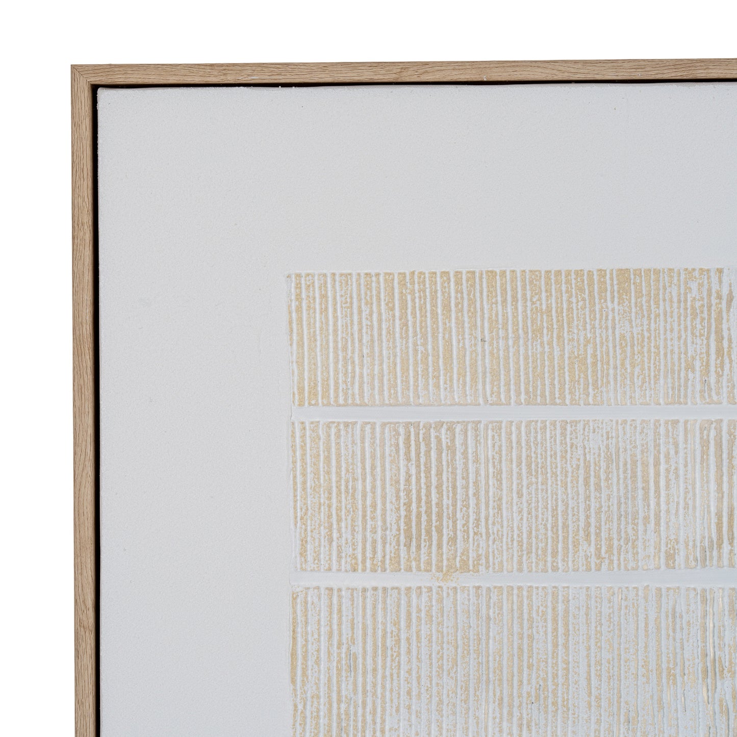 Sola Textured Line Framed Canvas