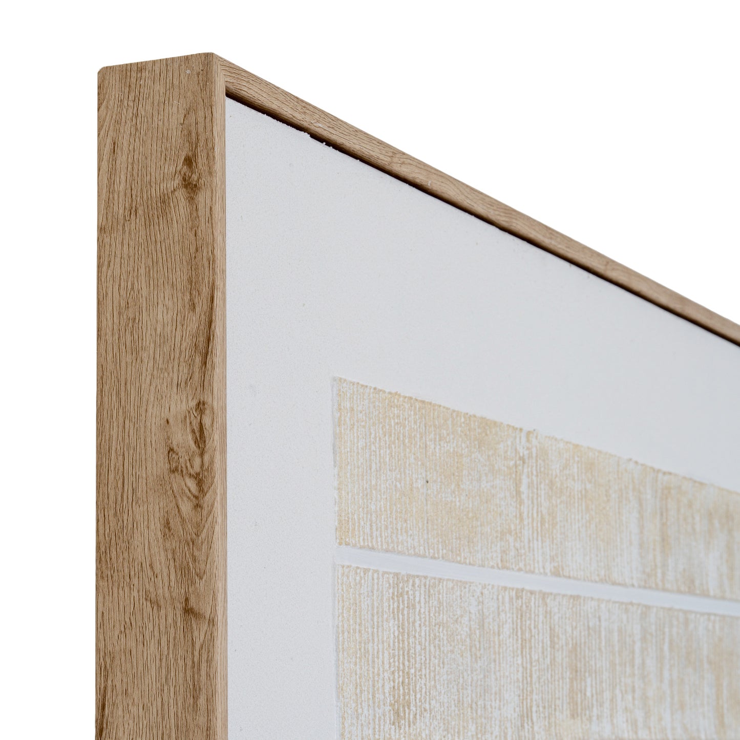 Sola Textured Line Framed Canvas