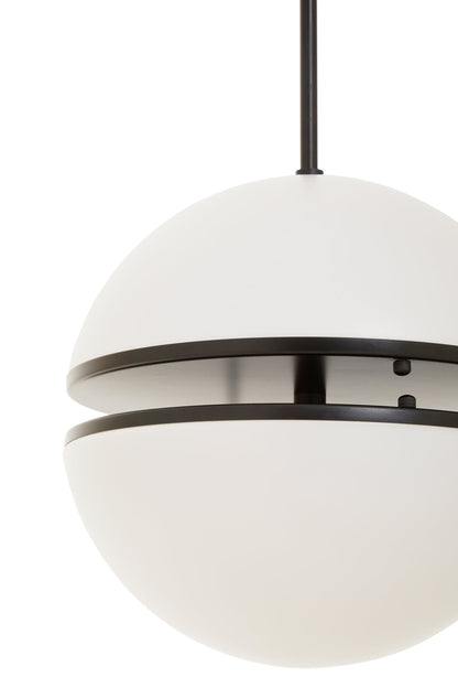 Abira Matt Black Pendant Light