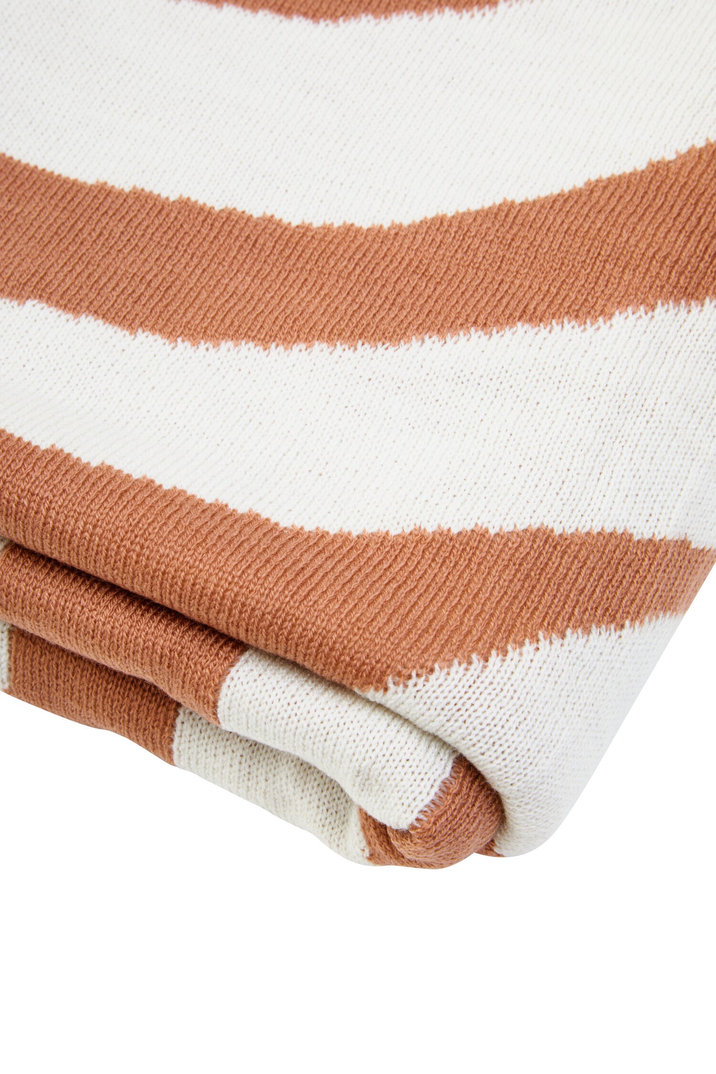 Isen Natural And Terracotta Throw