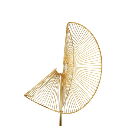 Mirano Gold Fiinish Web Sculpture