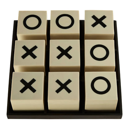 Knightsbridge Heirloom Large White and Black Noughts & Crosses