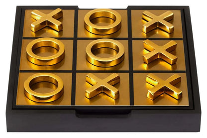 Knightsbridge Heirloom Black And Gold Noughts and Crosses House of Beardall