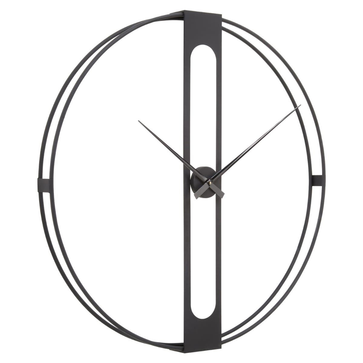 Legacy Black Metal Wall Clock