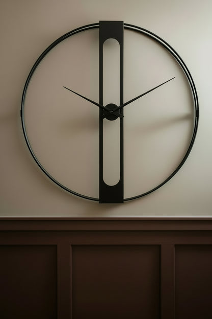 Legacy Black Metal Wall Clock