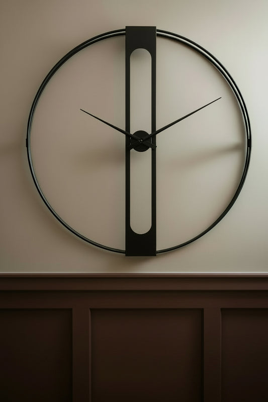 Legacy Black Metal Wall Clock