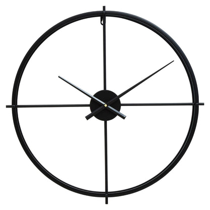 Kent Large Black Finish Wall Clock