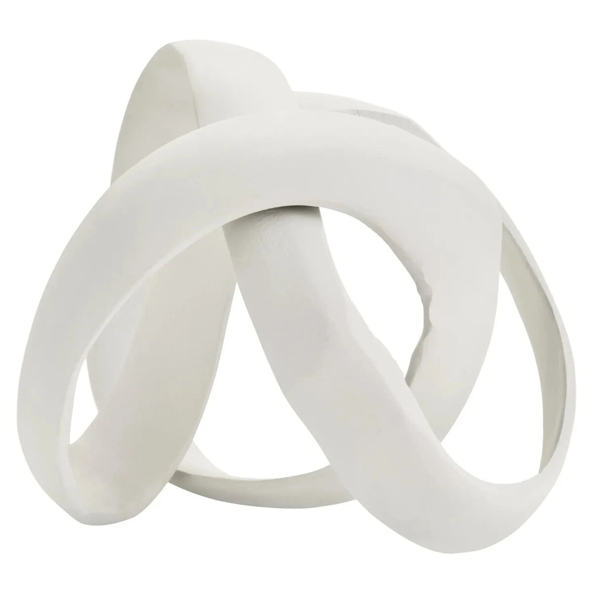Ivory Finish Knot Sculpture