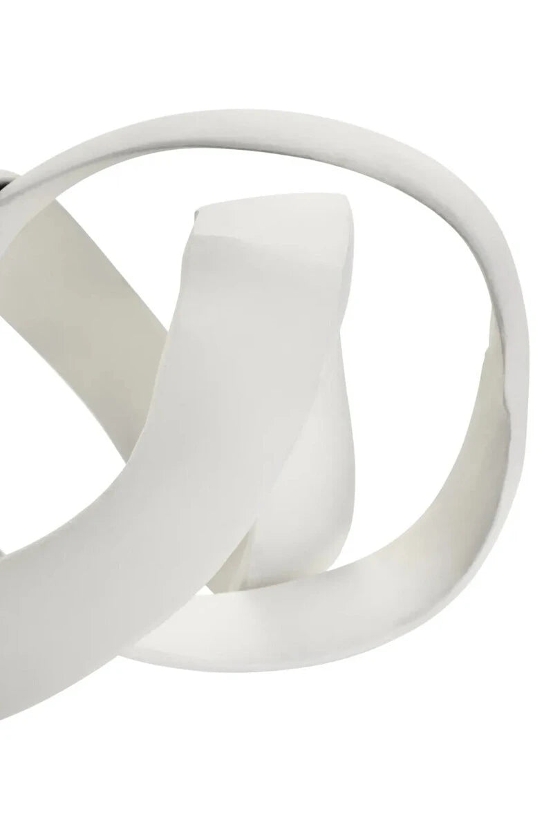 Ivory Finish Knot Sculpture