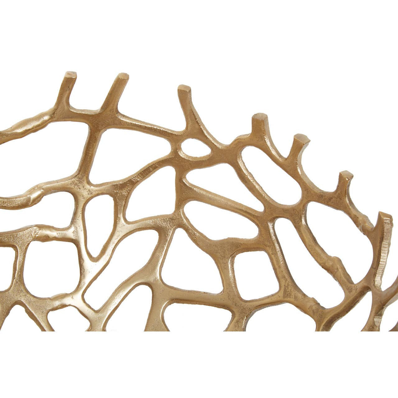 Large Gold Coral Effect Bowl