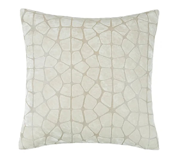 Luna Circular Cut Velvet Cushion
