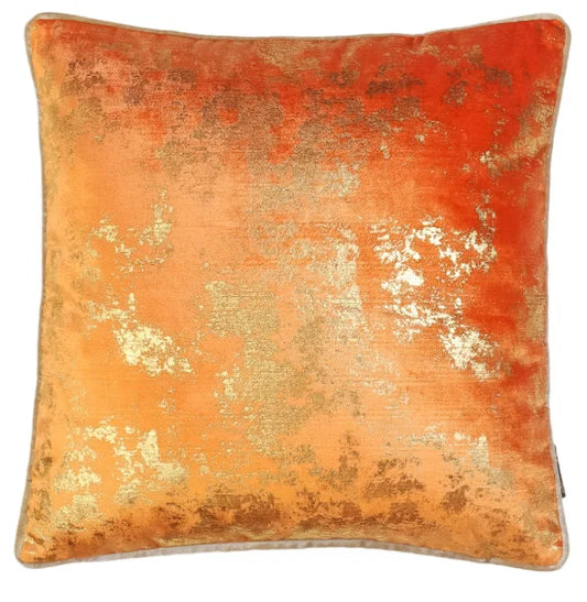 Spoiltrotton Gold Flecks Cushion Orange