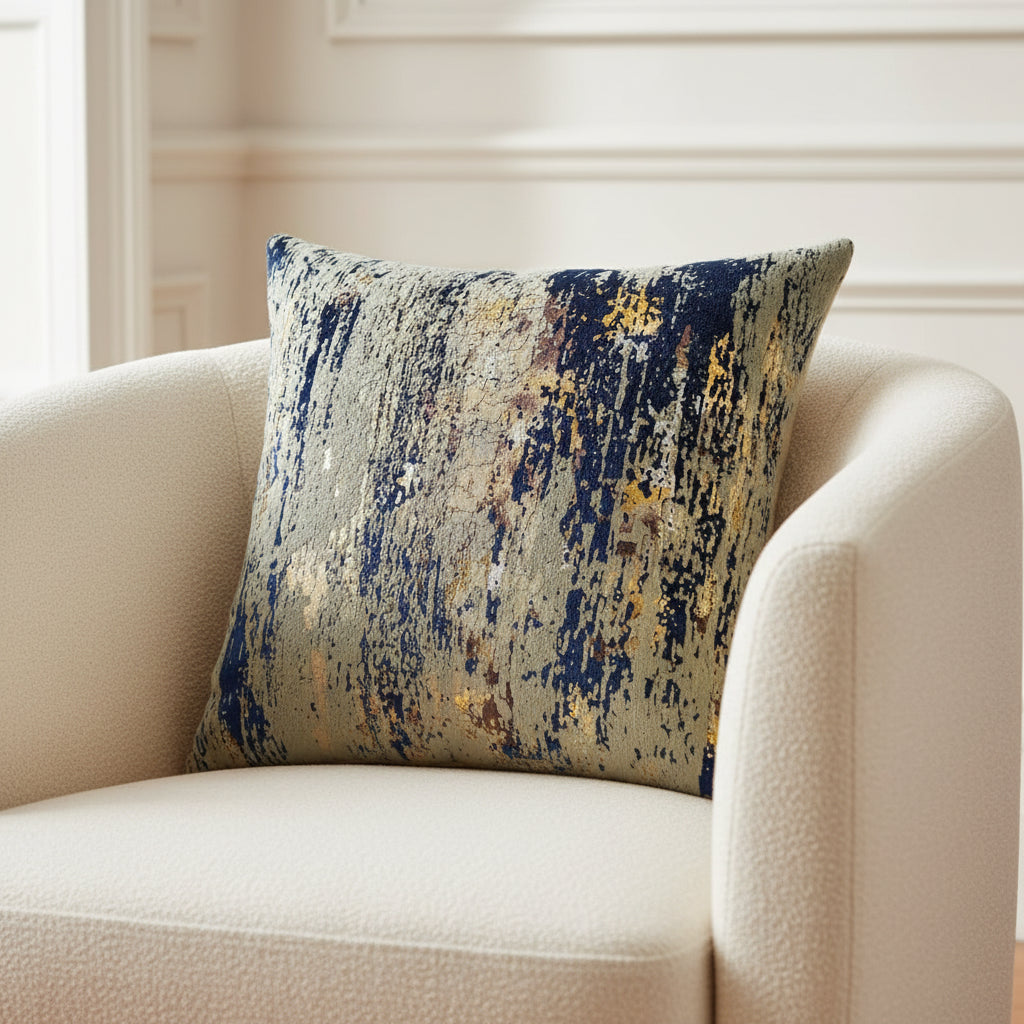 Large Torcello Navy Cushion